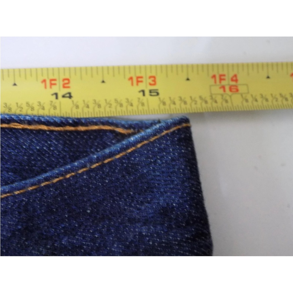 Vintage LVC 1960s LEVIS 505 0217 Big-E Redline Selvage Dark Indigo Jeans 31 x 34 - Picture 12 of 13